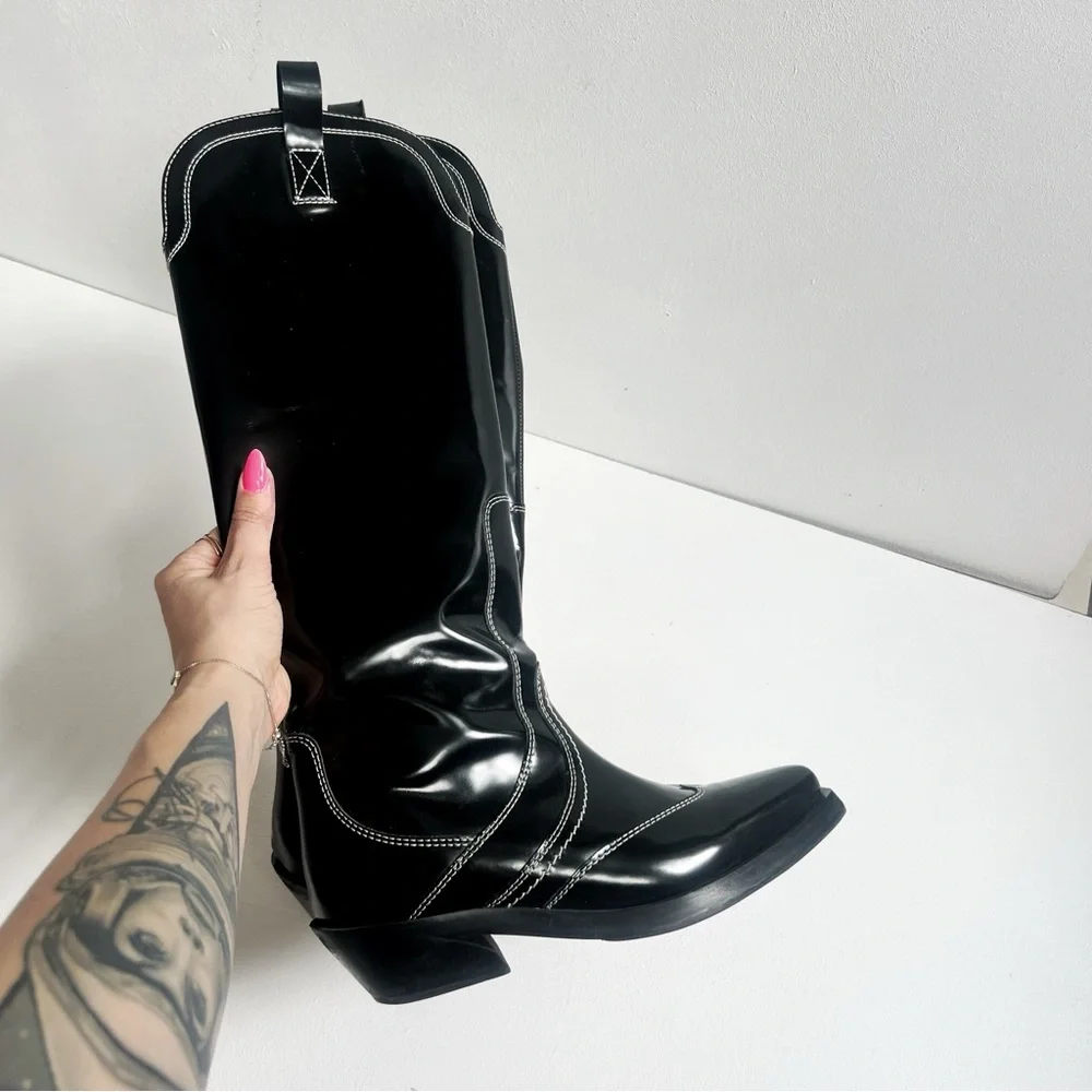 Ganni | Tall Western Boots - Picture 9 of 9